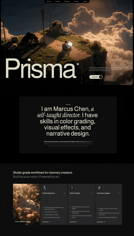 Prisma Studio Hero