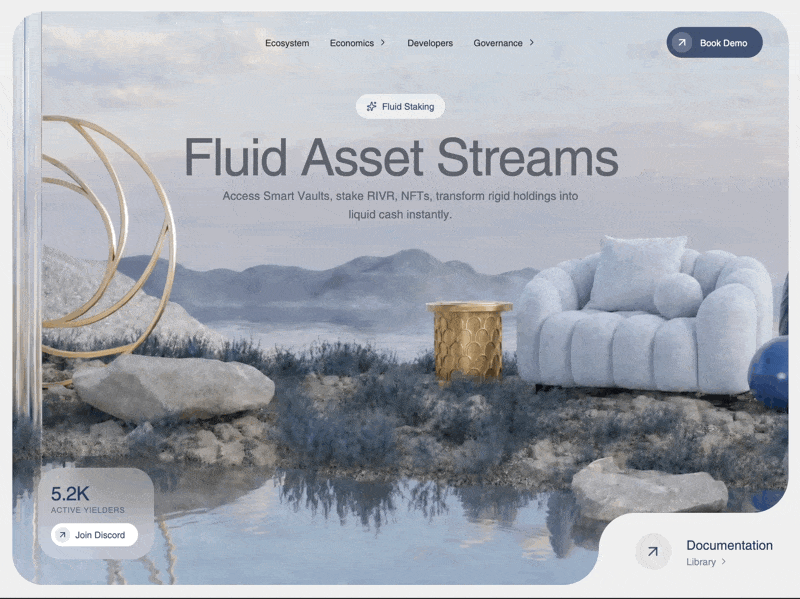 Rivr DeFi Dashboard