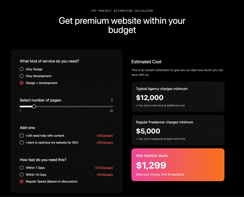 Price Estimator Tool